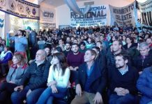 El Congreso del Frente Gremial Regional adhirió a la fórmula Fernández-Fernández