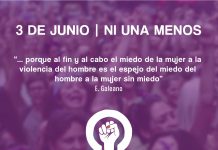 3 de Junio, volvemos a gritar NI UNA MENOS