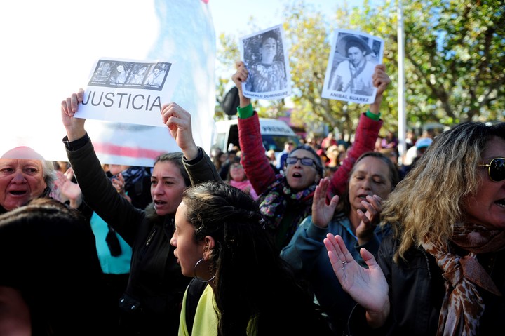 Pedido de Justicia en San Miguel del Monte. Foto: Luciano Thieberger