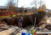 Avanza la obra del canal aliviador