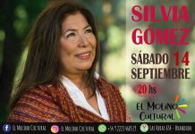 Este Sábado tenemos el enorme placer de recibir a SILVIA GÓMEZ!