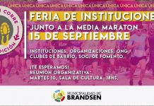 Feria de instituciones junto a Brandsen Corre