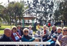 Abuelos del centro de jubilados de Gerli disfrutaron de un día de campo en Brandsen