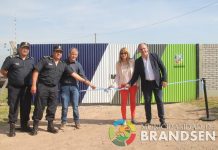 Inauguración de depósito judicial, Esc. N° 20 y CAPS de las Acacias