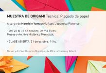 Muestra de origami en el Museo
