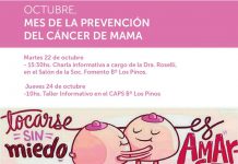Charla informativa sobre prevención del cáncer de mama