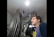 Homenaje a Fernando “Chino” Gómez. La escultura de un bailarín, obra de Fabián Villani, será emplazada en Cosquín y llevará su nombre.