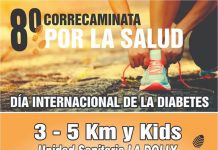8° Correcaminata por la salud: Día internacional por la diabetes