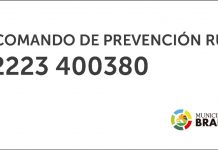Teléfono del Subcomando de Prevención Rural