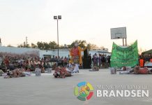 Despedida de año en el barrio Los Pinos