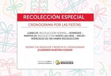 Recolección de residuos en navidad