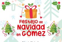 Festejo de navidad en Gómez