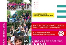 Bicicleteada nocturna / día mundial contra el cáncer