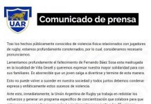 Comunicado del Atlético Y Progreso Rugby Ante los hechos lamentables que son de público conocimiento