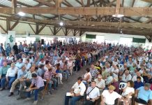 Asamblea de productores en Pergamino. Tomás Bohner y Luis Pereyra estuvieron presentes