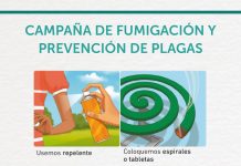 Campaña de fumigación y prevención de plagas