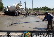Continúa la pavimentación de calle Jones