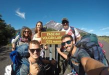 Aventureros, deportistas y con ganas de más. Seis amigos se fueron a escalar el volcán Lanín