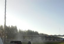 Campaña de prevención del dengue: fumigación