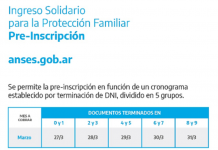Comenzó hoy la pre-inscripción para cobrar el ingreso de emergencia. DNI terminación en 0 y 1, podrán completar el formulario hoy.