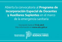 Programa de Incorporación Especial de Docentes y Auxiliares Suplentes: abierta la inscripción también para docentes FinEs
