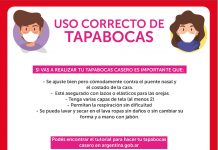Uso correcto del tapabocas. Mirá el tutorial