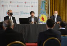 Kicillof: «Este plan de infraestructura es lo que nos corresponde hacer dentro de nuestras competencias».