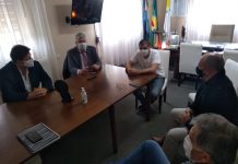 Cappelletti se reunió con funcionarios de seguridad