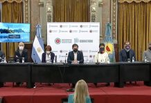 Situación sanitaria en la Provincia, reflejada en conferencia de Prensa por el Gobernador, Intendentes y funcionarios del área de salud.