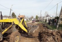 Reparación de la red cloacal de Los Aromos