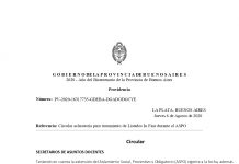Circular: listados In-fine durante el ASPO. 2020