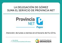 La delegación de Gómez suma el servicio de Provincia NET