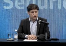 Kicillof anunció un salario inicial de bolsillo de 44 mil pesos para policías