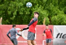 Guzmán, listo para el debut ante Aldosivi