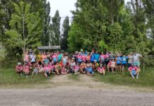 Ciclistas solidarios en La Parada