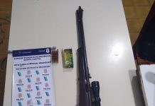 Circulaba con una carabina y casi 50 balas punta hueca en su poder