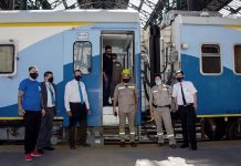El tren llegó a Mar del Plata, luego de ocho meses de inactividad por la pandemia