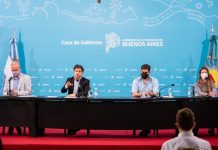 Kicillof anunció el fin del aislamiento en el Área Metropolitana