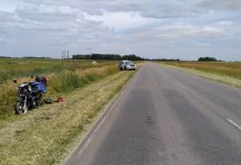 Ruta 29: Mujer de Guernica herida al despistarse la moto que conducía
