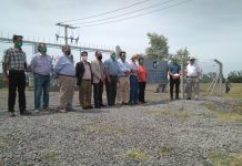 Inauguración de la subestación Área 60. Cooperativa de Electrificación Rural