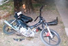 Tragedia en el barrio La Dolly: iba en moto, chocó contra un árbol y murió