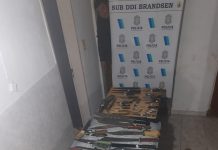 Allanamiento en un campo de Brandsen: Secuestraron una carabina, una pistola y una gran cantidad de armas de puño