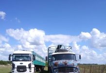 En Jeppener se robaron siete ruedas de dos camiones. Estaban en un campo; estiman $700.000 en pérdida