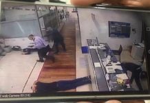 A las patadas y con armas largas asaltan la agencia Esprit Pourtau en La Plata
