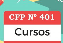 El CFP N°401 brinda los siguientes cursos gratuitos