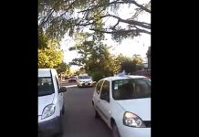 Bocinazos en favor de las clases presenciales.