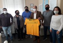 Las Mandarinas se presentó en el Municipio con proyectos deportivos, sociales y de fomento barrial