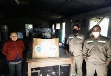 Personal de la Estación de trenes de Brandsen entregó donaciones para ayudar el Comedor La Tapera