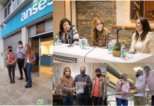 Victoria Tolosa Paz en Brandsen. Visitó al Intendente, recorrió la Anses, Peña Huella y la empresa Ovobrand.