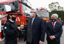 El Presidente promulgó la Ley de Fortalecimiento del Sistema de Bomberos Voluntarios que incluye la exención del pago de servicios públicos
